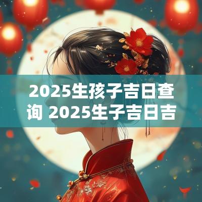 2025生孩子吉日查询 2025生子吉日吉时查询