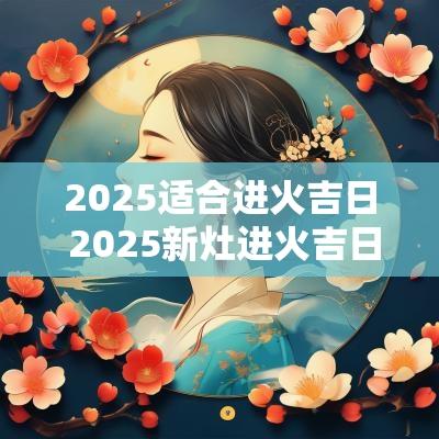 2025适合进火吉日 2025新灶进火吉日