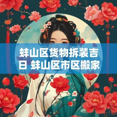 蚌山区货物拆装吉日 蚌山区市区搬家现场报价