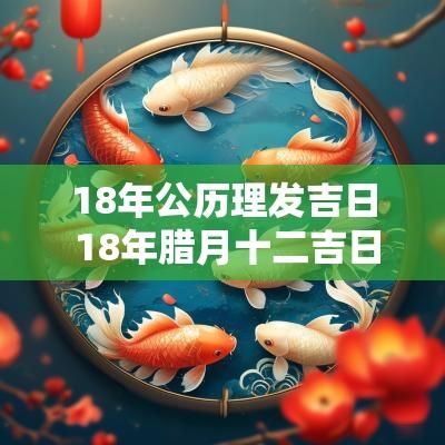 18年公历理发吉日 18年腊月十二吉日