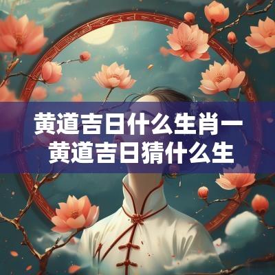 黄道吉日什么生肖一 黄道吉日猜什么生肖
