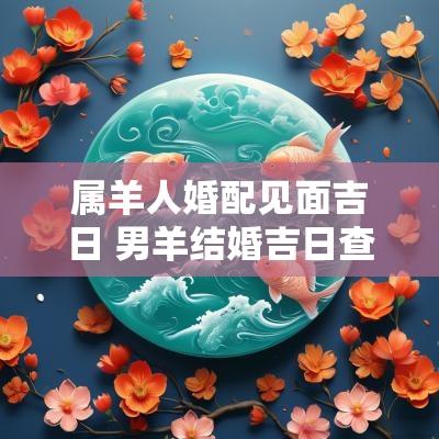 属羊人婚配见面吉日 男羊结婚吉日查询