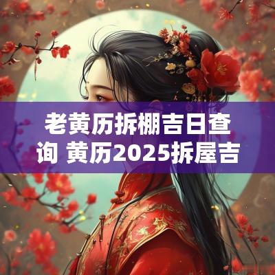 老黄历拆棚吉日查询 黄历2025拆屋吉日查询