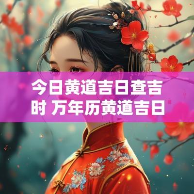 今日黄道吉日查吉时 万年历黄道吉日吉时