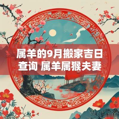 属羊的9月搬家吉日查询 属羊属猴夫妻搬家吉日