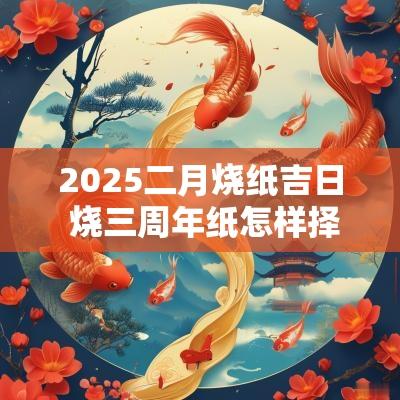 2025二月烧纸吉日 烧三周年纸怎样择吉日