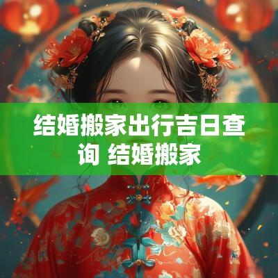 结婚搬家出行吉日查询 结婚搬家