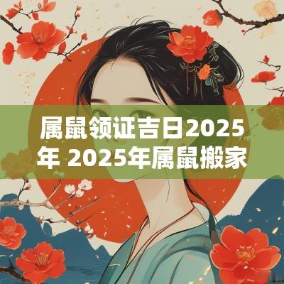 属鼠领证吉日2025年 2025年属鼠搬家吉日