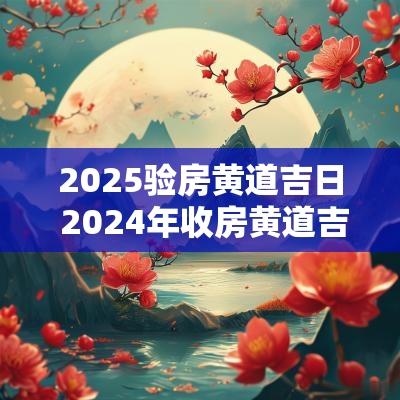 2025验房黄道吉日 2025年收房黄道吉日一览表