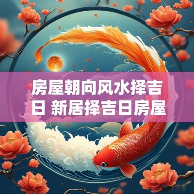 房屋朝向风水择吉日 新居择吉日房屋的朝向