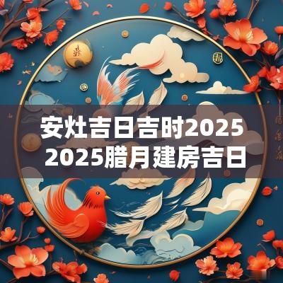 安灶吉日吉时2025 2025腊月建房吉日