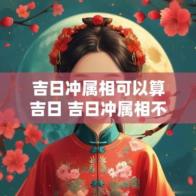 吉日冲属相可以算吉日 吉日冲属相不冲岁数有关系吗