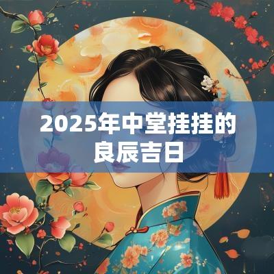 2025年中堂挂挂的良辰吉日