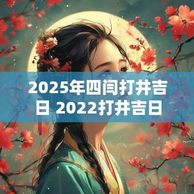 2025年四闫打井吉日 2025打井吉日