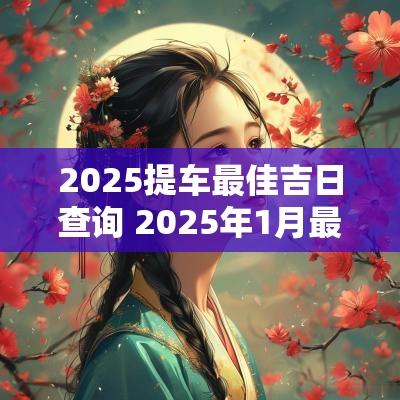 2025提车最佳吉日查询 2025年1月最佳的提车吉日一览表