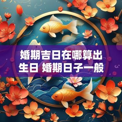 婚期吉日在哪算出生日 婚期日子一般是谁订