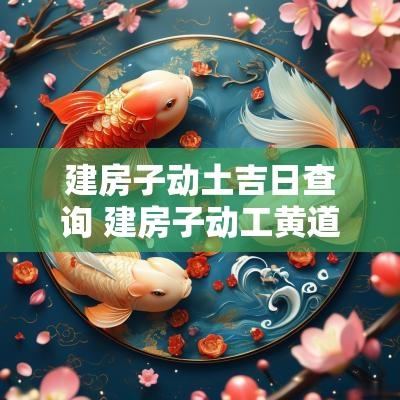 建房子动土吉日查询 建房子动工黄道吉日