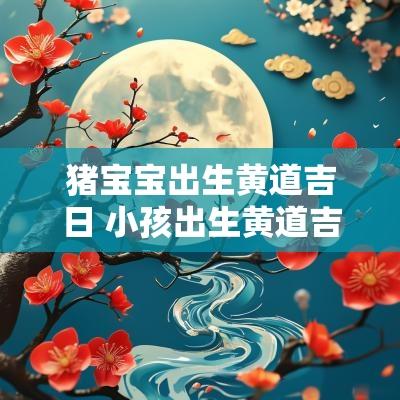 猪宝宝出生黄道吉日 小孩出生黄道吉日