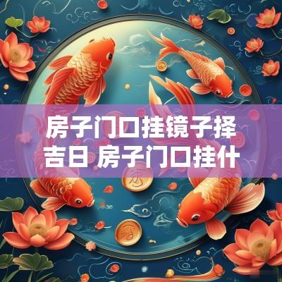 房子门口挂镜子择吉日 房子门口挂什么最好