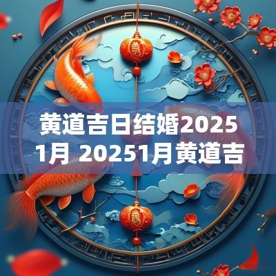 黄道吉日结婚20251月 20251月黄道吉日查询