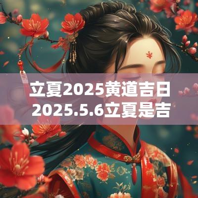 立夏2025黄道吉日 2025.5.6立夏是吉日吗