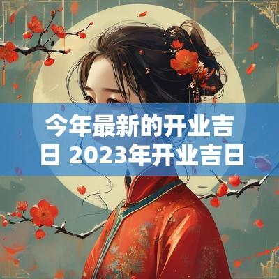 今年最新的开业吉日 2025年开业吉日一览表全年