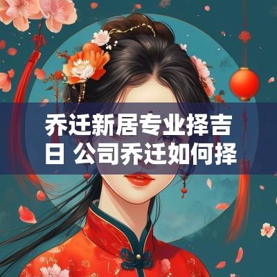 乔迁新居专业择吉日 公司乔迁如何择吉日