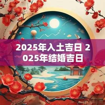 2025年入土吉日 2025年结婚吉日