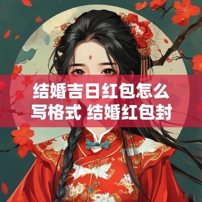 结婚吉日红包怎么写格式 结婚红包封面贺词格式