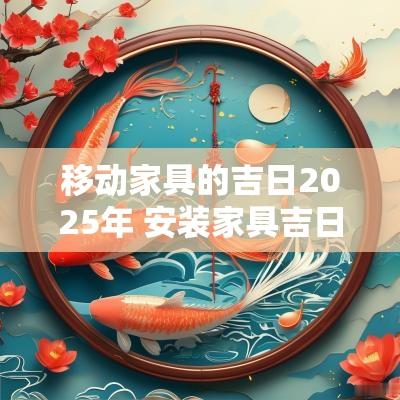 移动家具的吉日2025年 安装家具吉日2025