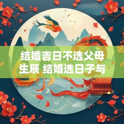 结婚吉日不选父母生辰 结婚选日子与父母生日同月好不好