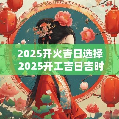 2025开火吉日选择 2025开工吉日吉时