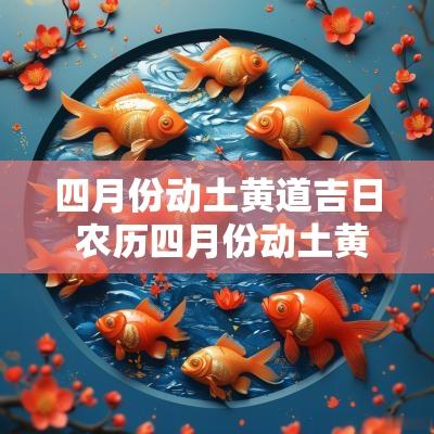 四月份动土黄道吉日 农历四月份动土黄道吉日
