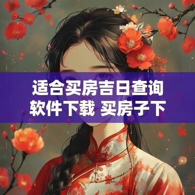 适合买房吉日查询软件下载 买房子下载什么软件看房