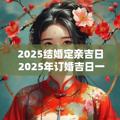 2025结婚定亲吉日 2025年订婚吉日一览表