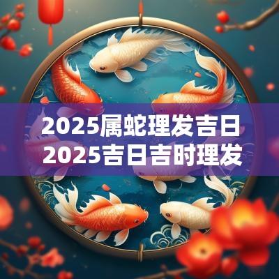 2025属蛇理发吉日 2025吉日吉时理发查询
