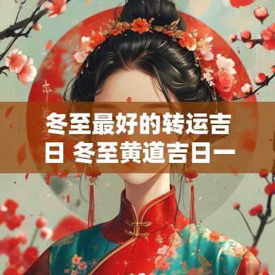 冬至最好的转运吉日 冬至黄道吉日一览表