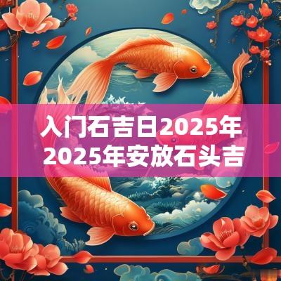 入门石吉日2025年 2025年安放石头吉日
