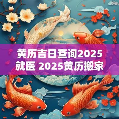 黄历吉日查询2025就医 2025黄历搬家吉日查询