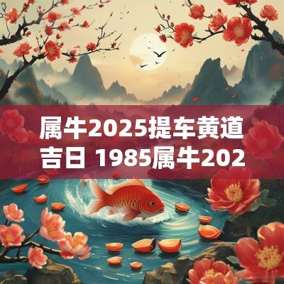 属牛2025提车黄道吉日 1985属牛2025运程