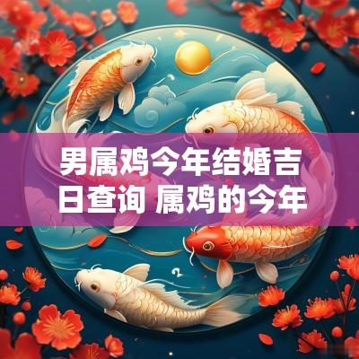 男属鸡今年结婚吉日查询 属鸡的今年结婚黄道吉日