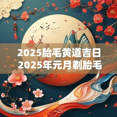 2025胎毛黄道吉日 2025年元月剃胎毛吉日