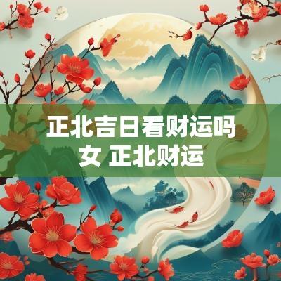 正北吉日看财运吗女 正北财运