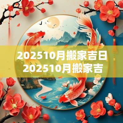 202510月搬家吉日 202510月搬家吉日查询