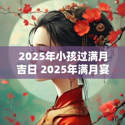 2025年小孩过满月吉日 2025年满月宴吉日