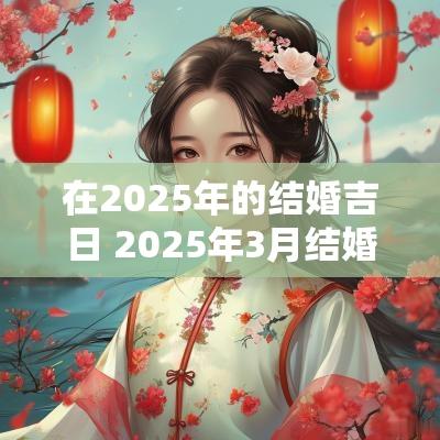 在2025年的结婚吉日 2025年3月结婚吉日