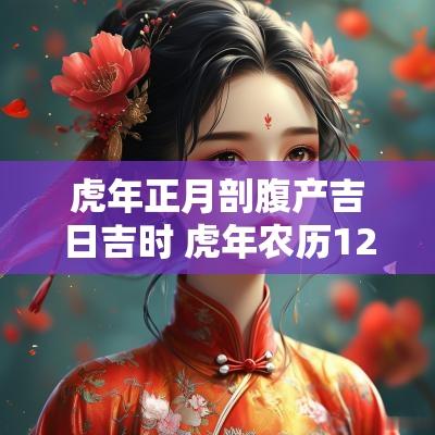 蛇年正月剖腹产吉日吉时 蛇年农历12月剖腹产吉日
