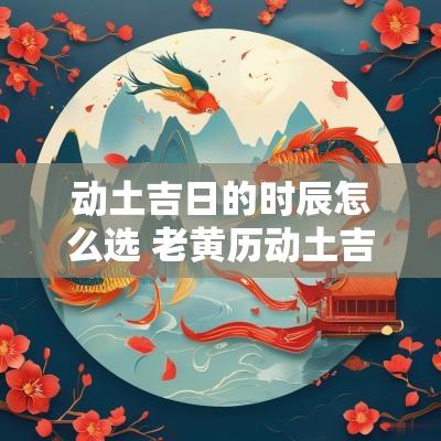 动土吉日的时辰怎么选 老黄历动土吉日和时辰