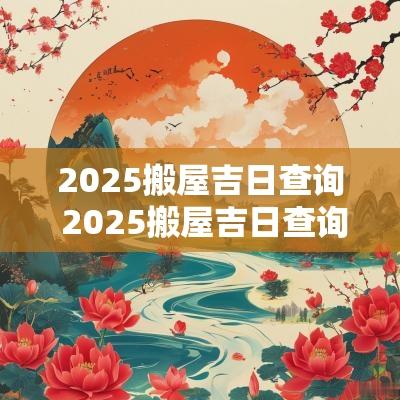 2025搬屋吉日查询 2025搬屋吉日查询大全