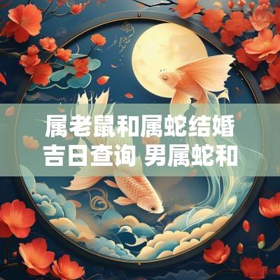 属老鼠和属蛇结婚吉日查询 男属蛇和女鼠结婚吉日